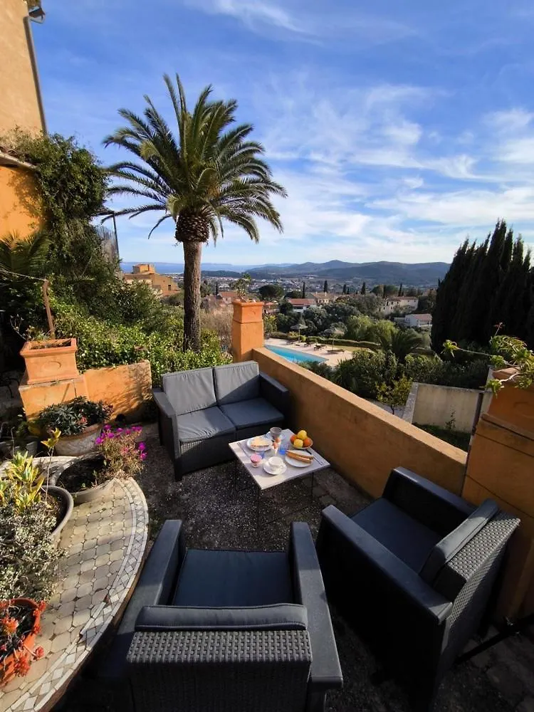 Penzion Love-Room Discret 40 M2 Bormes Les Mimosas Village Avec Terrasse